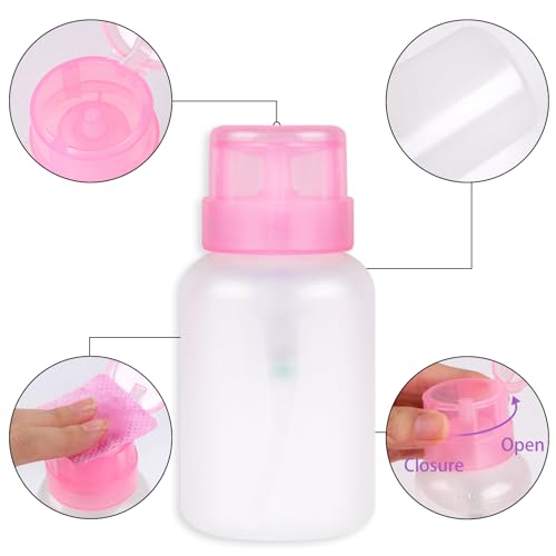 Lint Free Nail Wipes and Pump Dispenser Bottle for Gel Polish Remover