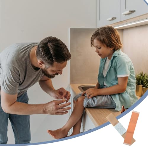 300 Pcs Small Bandages for Face, Mini PE Adhesive Nose Bandages, Flexible Breathable for Small Wound (3/8" x 1.5")