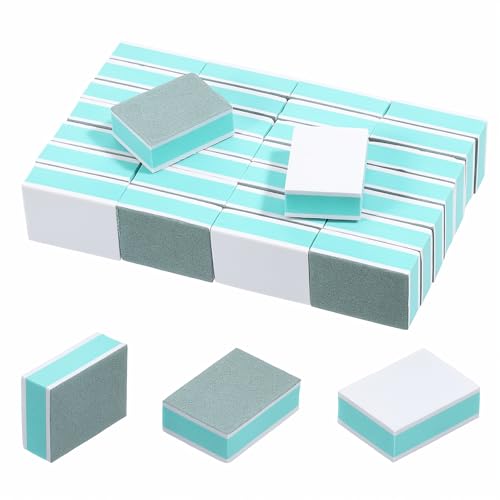 Zelphvt 30 Pack Mini Nail Buffer Blocks and Shine Kit for Natural Nails