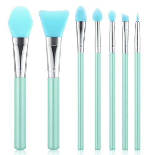 7-Piece Silicone Brush Applicator Kit for Epoxy Resin and Face Masks