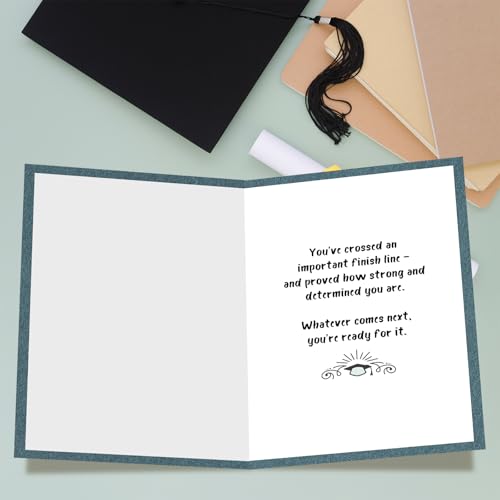 Funny Graduation Card for Him/Her - Inspirational Congrats Card