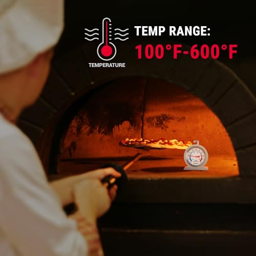 TempPro Oven Thermometer for Gas Oven - Stainless Steel, 3x3x1.61"