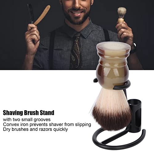 ZJchao Matte Black Non-Slip Shaving Brush and Razor Holder Stand