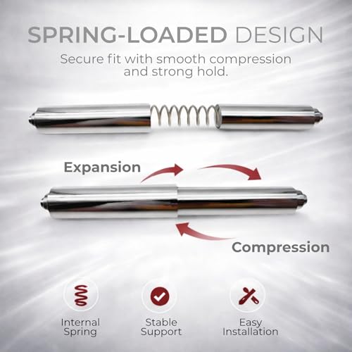 7-Inch Chrome Toilet Paper Holder Replacement Rod