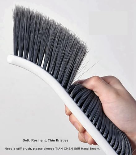 14" Narrow Soft Bristle Dusting Brush - Slim Handheld Cleaning Tool
