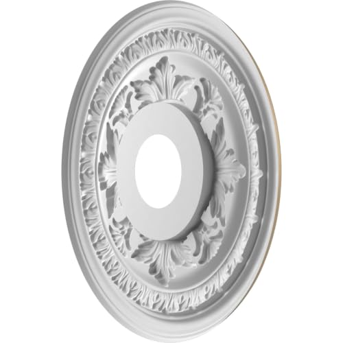 Ekena Millwork 16-in. Baltimore Ceiling Medallion - Metallic Champagne Mist