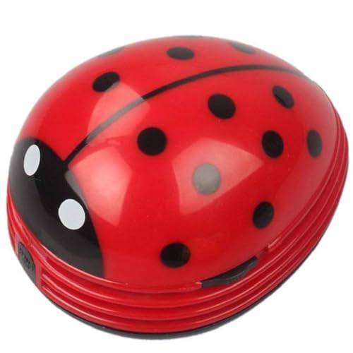 E ECSEM Mini Red Portable Handheld Dust Vacuum Cleaner