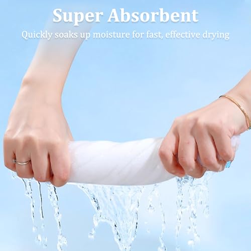 Celmuron Disposable Bath Towels - 5 Pack Individually Wrapped, 55" x 27.5"