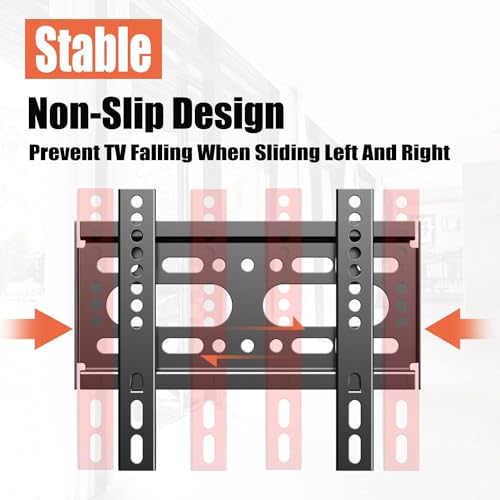 JXMTSPW Universal Low-Profile TV Wall Mount for 14-42 Inch Screens