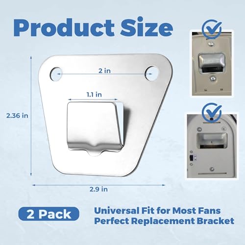 Universal Heavy Duty Wall Fan Mounting Bracket - Solid Steel