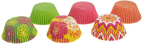 Wilton Neon Floral Baking Cups - 150 Count, 2-Inch Standard Size