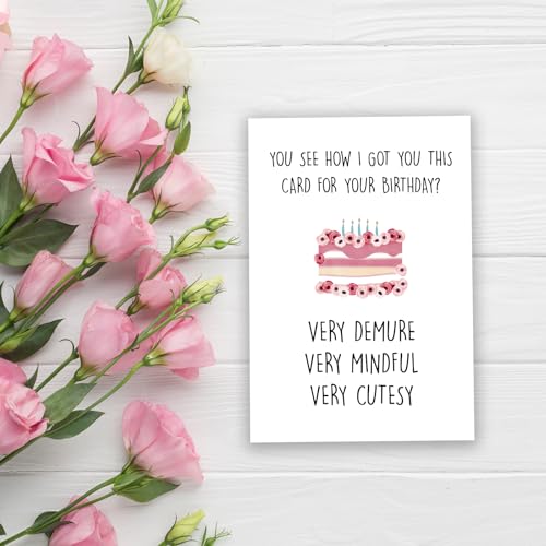 Funny Birthday Card for Her - Humorous Greeting Card