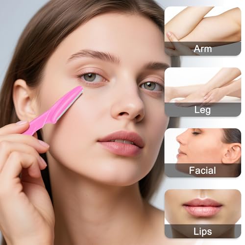 Eyebrow Razors & Dermaplaning Facial Hair Removal Tools 18 Pcs Bulk Set