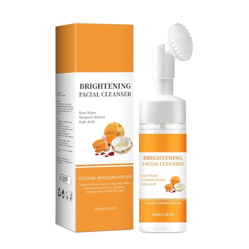 Turmeric Foaming Facial Wash & Cleanser for Face and Body - 100ml