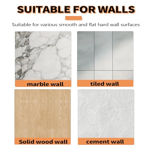 Acrylic Wall Shelves - 4 Pack Clear Display Ledges for Collectibles & Decor