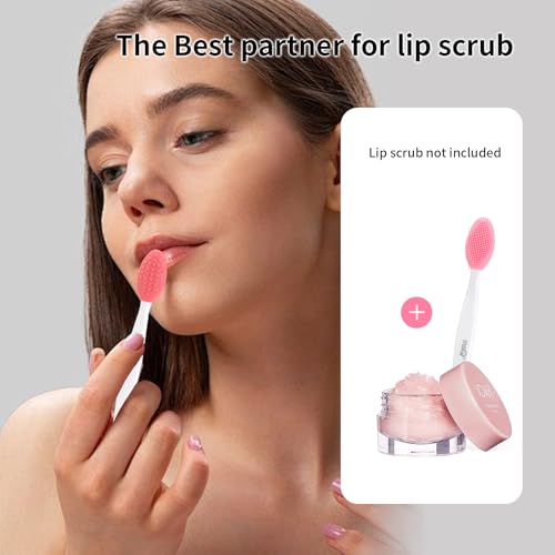 MSQ 5 PCS Double-Ended Silicone Lip Scrub Brush and Nose Cleaner