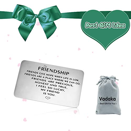Vadaka Inspirational Friendship Card Insert for Best Friend