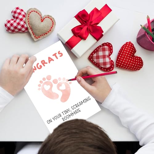 Cute Baby Shower Card for New Parents - Congratulations Gift