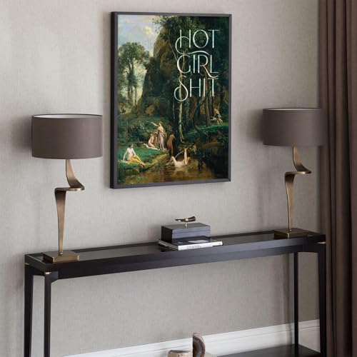 Vintage Ladies Bathing Canvas Poster Quote Wall Art 8x12in