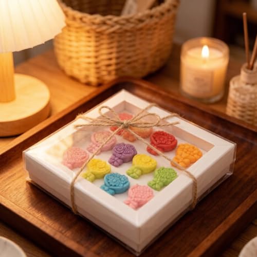 AIBOYA 12-Cavity Flower Bouquet Silicone Candy & Chocolate Mold