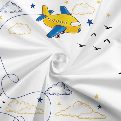 Airplane Pilot Baby Milestone Blanket - Soft Photography Prop 60"x40"