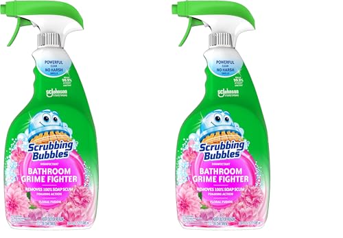 Scrubbing Bubbles Floral Fusion Bathroom Grime Fighter Spray 32oz Pack of 2