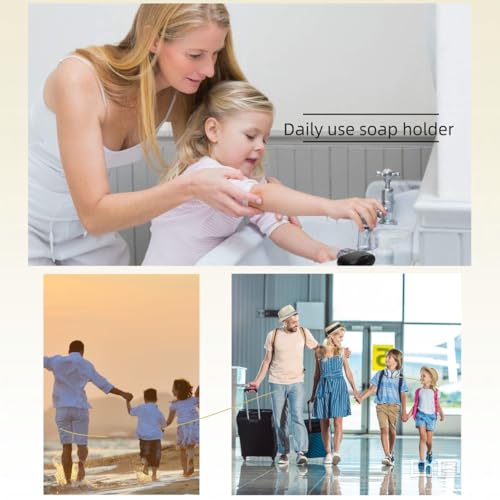 Vonpri Travel Soap Holder and Dish Container for Camping, Gym and Bathroom