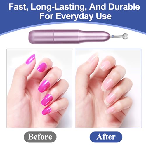 Exircy 10-Piece 5mm Safety Ball Cuticle Drill Bits - 3/32" Diamond Nail File Bits for Salon Manicure