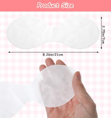 Disposable Eye Covers for Facials - 100 Sheets Soft Non-Woven Skincare Mask