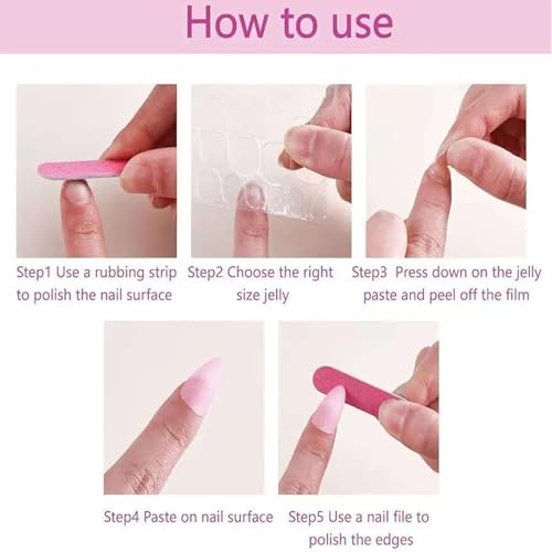 4th of July Press on Nails Medium Square French False Nails