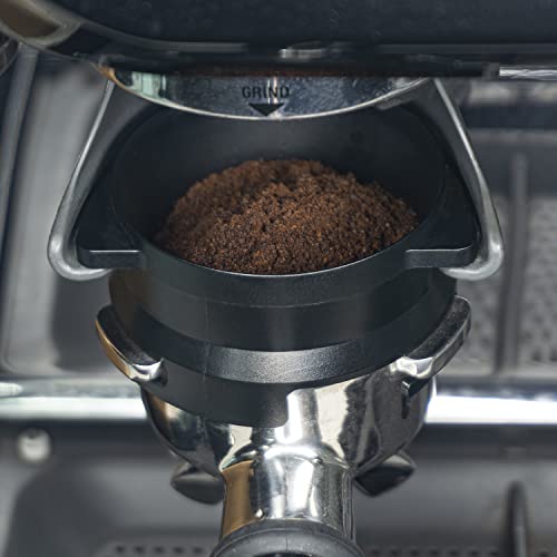 54mm Coffee Dosing Funnel for Breville Portafilters - Hands-Free, Dishwasher Safe, Black