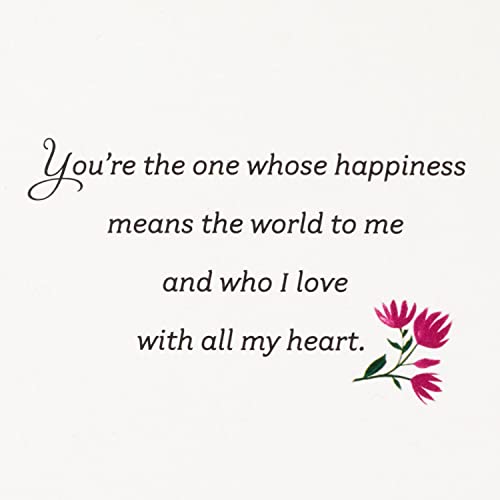 Hallmark Romantic Valentine's Day Card for Her - You're the One