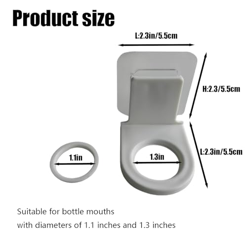 10 Pcs Wall-Mounted Soap Dispenser Holder for Bathroom & Kitchen