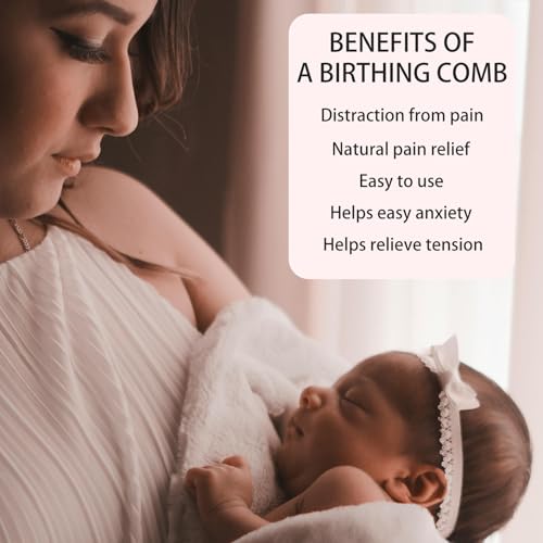 Wooden Labor Comb for Natural Pain Relief and Delivery Support