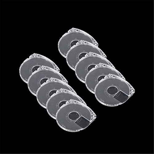 Dycica 5-Pack DVD CD Cases - 7mm Clear Acrylic Replacement Shells