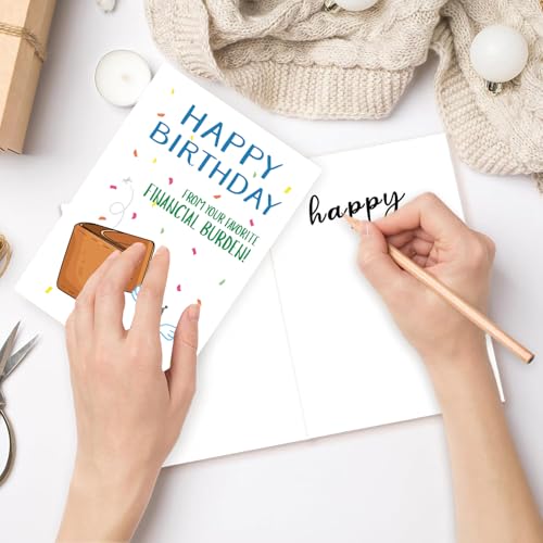 Funny Birthday Card for Dad & Mom - Humorous Gift from Kids