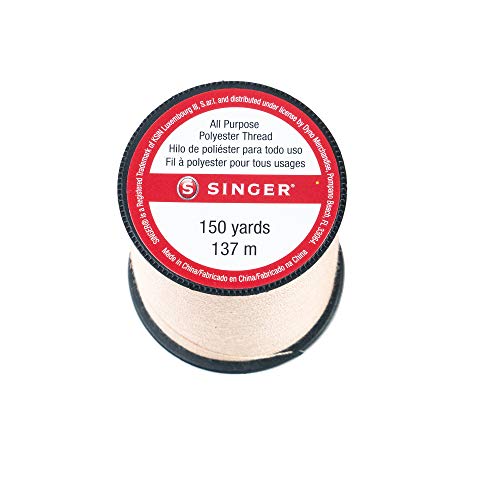 Singer All Purpose Polyester Sewing Thread 150 Yards - Camel (1 Pack)