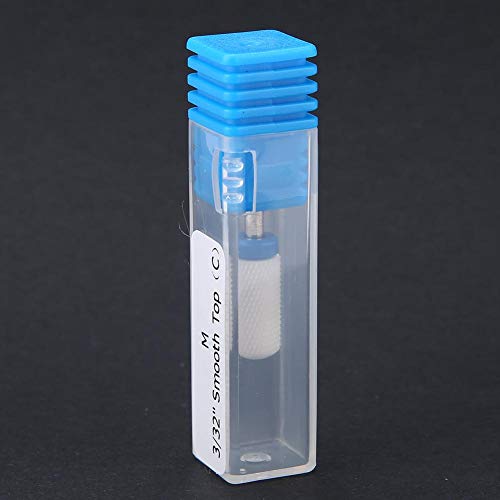 TMISHION Ceramic Nail Drill Bit Round Head Medium for Acrylic Gel Removal