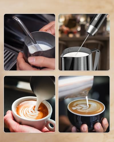 Maestri House 12oz Milk Frothing Pitcher with Latte Art Pen