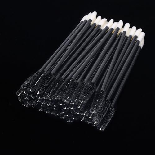 Disposable Double-Head Mascara Brush and Lip Wand 50pcs