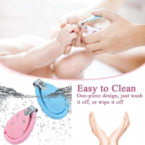 Holajoy Baby Nail Clipper Set 4-Pack - Safe Non-Slip Grooming Tools for Newborns and Toddlers