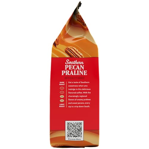 Community Coffee Southern Pecan Praline Ground Coffee, Medium Roast, 12 oz