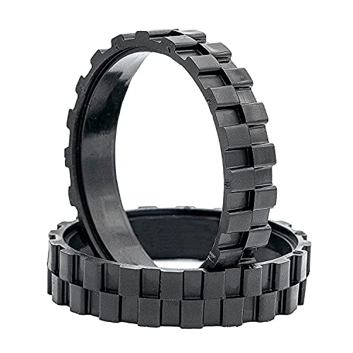 ToSSme Replacement Rubber Tires for iRobot Roomba - 2 Pack, Anti-Slip Wheels