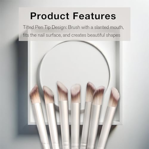 Kootinn Wooden Nail Art Brush Set - 5 Pieces