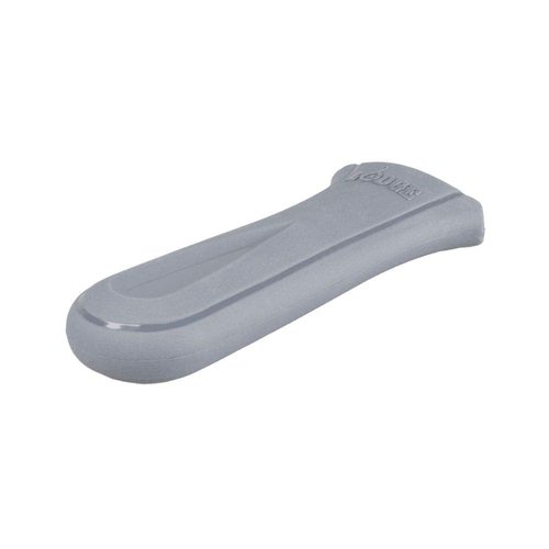 Lodge Deluxe Silicone Hot Handle Holder - Dishwasher Safe Hot Handle Holder Designed for Lodge Cast Iron Skillets 9 Inches+ w/Keyhole Handle - Reusable Heat Protection Up to 550° - Stone