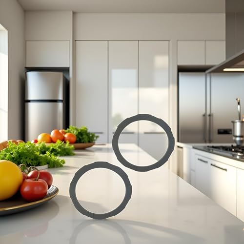 2 Pack Grey Blender Gaskets for Oster Pro 1200 - Leak-Free Seal
