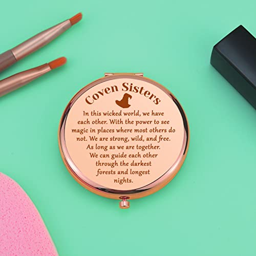 Witchy Compact Makeup Mirror - Perfect Gift for Witch Lovers