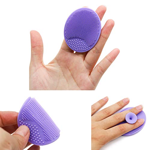 REVEX Silicone Face Scrubber & Facial Cleansing Brush (4-Pack)