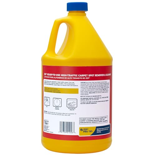 Zep High Traffic Carpet Cleaner - 1 Gallon for Deep Stain Removal