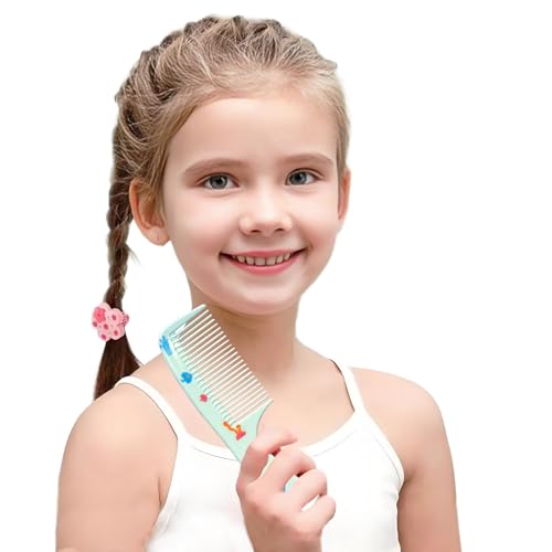 Denlydom 2-Piece Mini Baby Hair Comb Set - Cute Toddler Hairdressing Combs